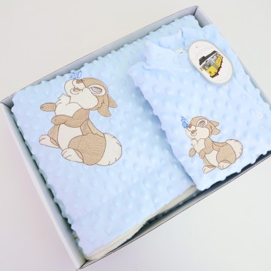 Conjunto 2 Peças: Babygrow + Manta «Esquilo»