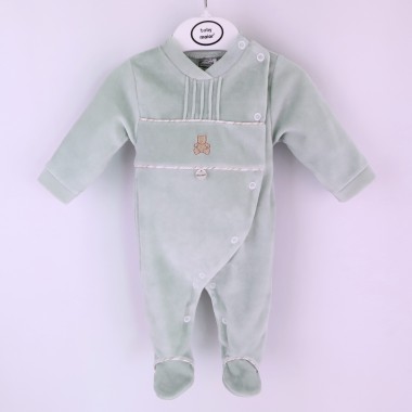 Babygrow Aberto de Lado VELUDO «Ursinho»