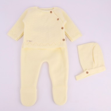 Conjunto 3 Peças MALHA «Botões»