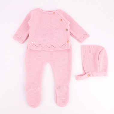 Conjunto 3 Peças MALHA «Botões»