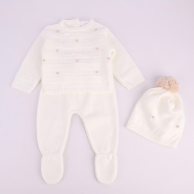 Conjunto 3 Peças MALHA «Pontinhos»