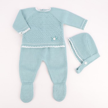 Conjunto 3 Peças MALHA «Malha Trabalhada»
