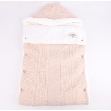 Saco Para Bebé «Botões/Malha Polar»