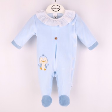 Babygrow Para Bebé VELUDO «PINGUIM»