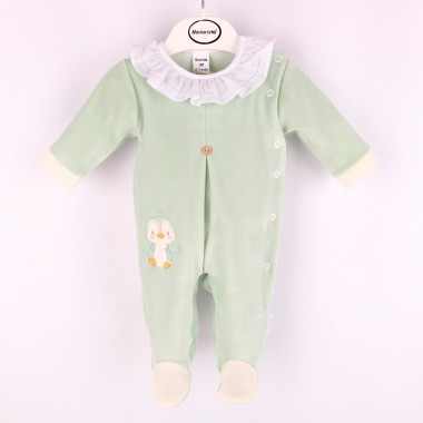 Babygrow Para Bebé VELUDO «PINGUIM»
