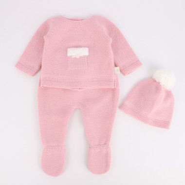 Conjunto 3 Peças MALHA «Bolso em Pêlo»