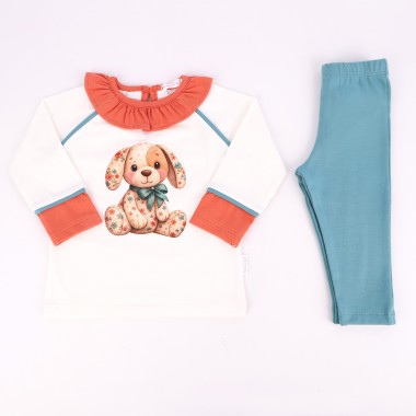 Conjunto Bebé Menina «Cãozinho»