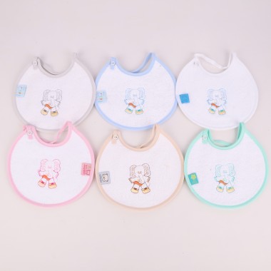 Pack de 6 Babetes «Bordados Sortidos»