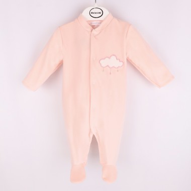 Babygrow Para Bebé Veludo «Nuvem»