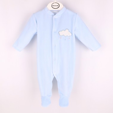 Babygrow Para Bebé Veludo «Nuvem»