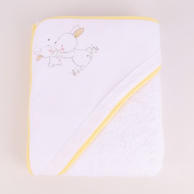 Toalha Banho 80x80 «Coelhos»
