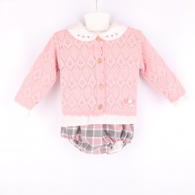 Conjunto 3 Peças «Casaco/Cueca/Blusa»