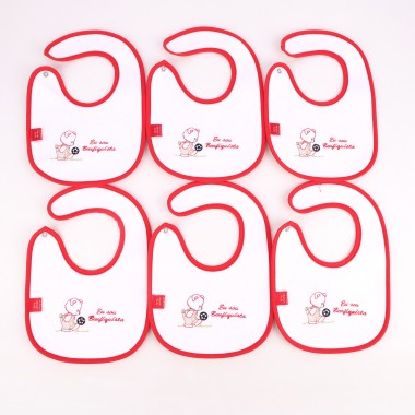 Pack de 6 Babetes «Eu sou Benfiquista...»