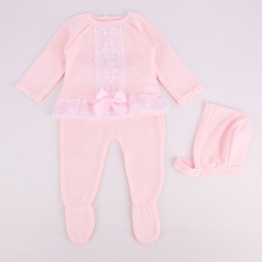 Conjunto 3 Peças MALHA «Renda»