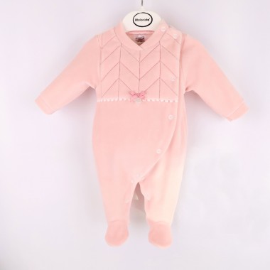 Babygrow Aberto de Lado VELUDO «ZigZag»