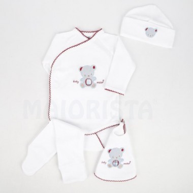 Conjunto Interior 4 Peças «Ursinho/Balões»